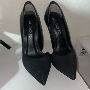 Black Aldo heels